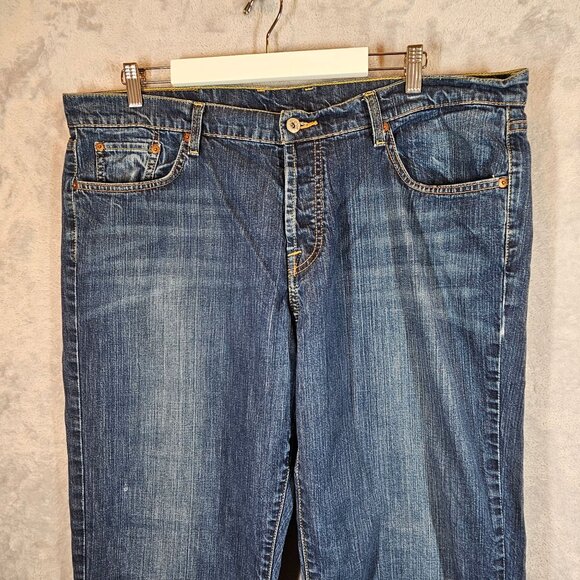 Lucky Brand Jeans Mens 40x29 Dakota Slim Bootleg Denim Medium Wash Button Fly - Picture 8 of 16